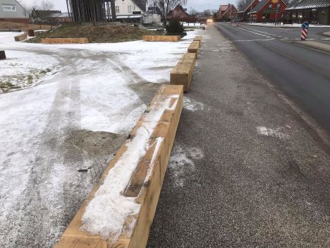 Nye siddepladser på Torvet i Øster Hurup