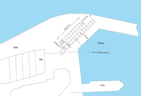 Skal der opføres 10 nye havneskure på Øster Hurup Havn?