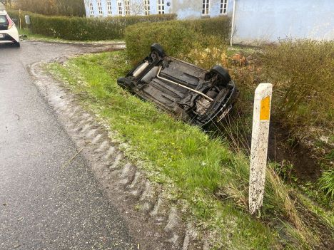 Voldsom hagl og regn i den østlige del af kommunen