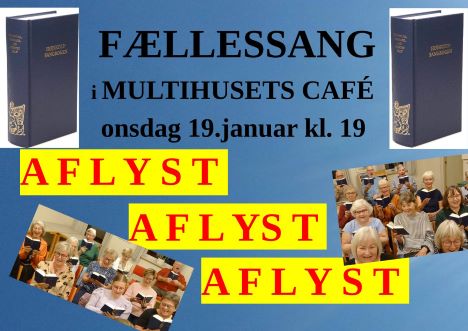 Aflysning af Fællessang i Ø. Hurup