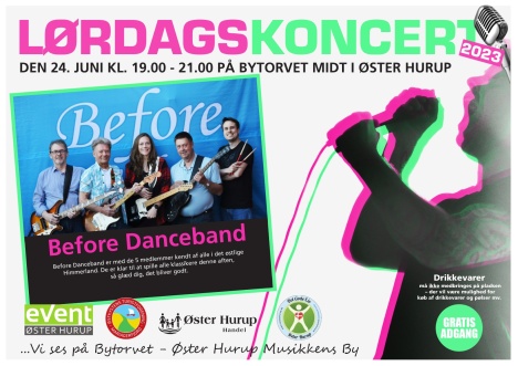 Det er idag: Before Danceband skyder gang i koncerterne på Torvet i Øster Hurup