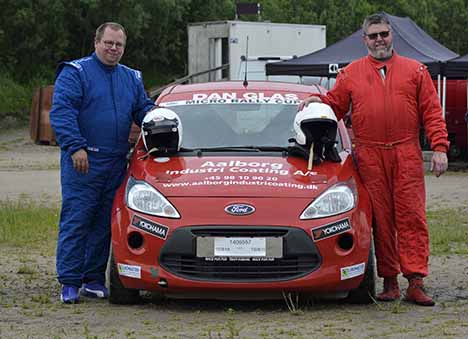 Deltagerne boltrede sig i rally sprint