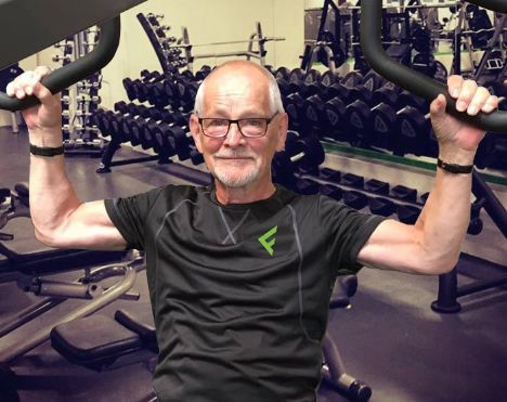 Senior træning i Fitness Fabrikken i Havndal