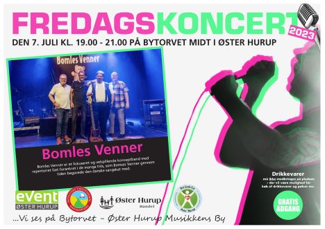 I dag er det Bomles Venner på Bytorvet i Øster Hurup og Småt og Godt på Styret