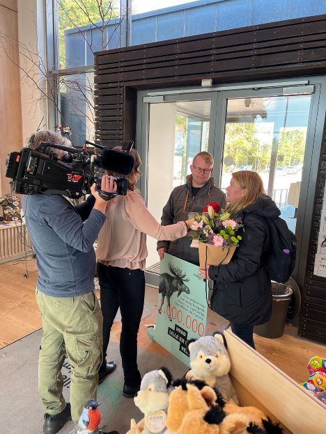 Lille Vildmosecentret byder velkommen til gæst nr. 1.000.000