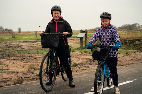 Ny cykelsti fra Øster Hurup er klar til at blive indtaget af cyklister