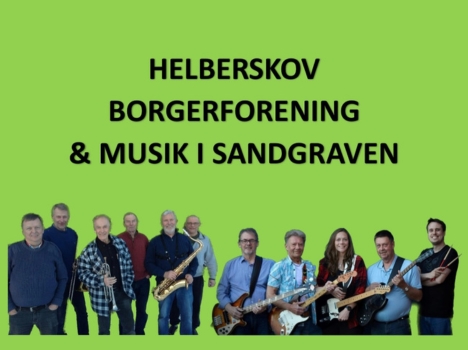 Musik i Sandgraven og Helberskov Borgerforening indvier den nye scene i Sandgraven