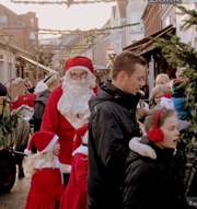 Julemanden kom til Hobro