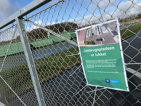 Genbrugspladser ER lukket