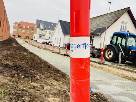 Den fine nye Kirkestien tager form