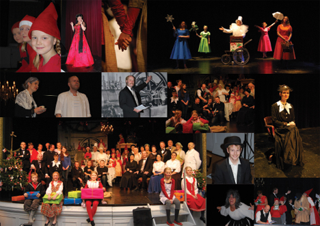 Julespillet tager form