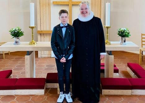 Årets konfirmander fra Ø. Hurup Kirke 2022