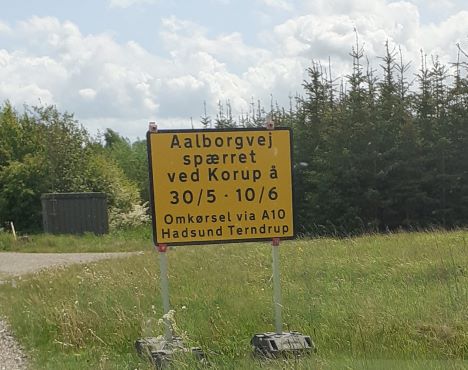 Vejarbejde på Møllebygger Sørensens Vej i Arden