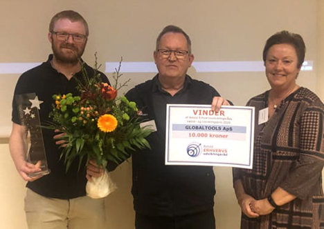 GlobalTools vinder erhvervspris 2020