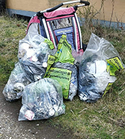 Affaldsindsamling hos Møldrup Borgerforening, 9510 Arden