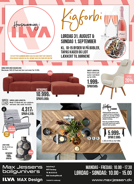 Kæmpe housewarming hos ILVA Max Jessen