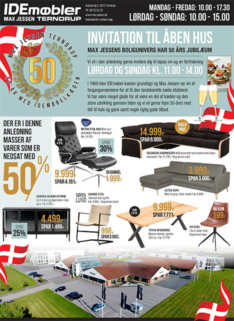 50 år med Max Jessen | Bobler, tapas og masser af gode tilbud hele weekenden