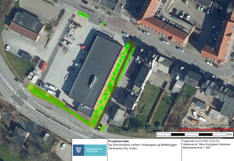Ny stiforbindelse mellem Vestergade og Møllebygger Sørensens Vej