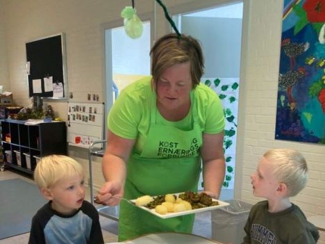 Maddag var en grøn succes i Dagtilbuddet Rold Skov