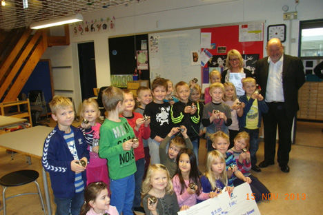 Elever på Rosendalskolen vandt skolestartskonkurrence