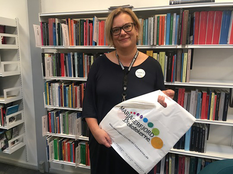 Slut med plastikposer på Mariagerfjord Bibliotekerne