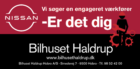 Bilhuset Haldrup søger en engageret værkfører
