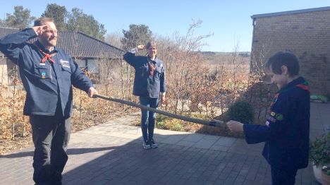 Spejderarbejde i en periode uden mulighed for at mødes.