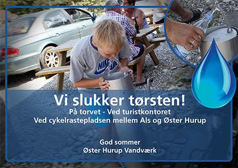 Husk at drikke vand i sommervarmen