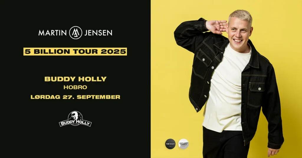 Verdenskendt DJ Martin Jensen kommer til Hobro: Buddy Holly bliver ramme om dansk musikhistorie