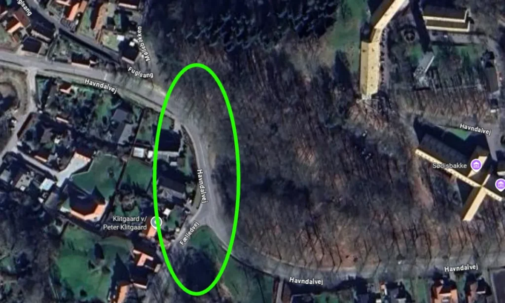 Google Maps Havndalvej Mariager