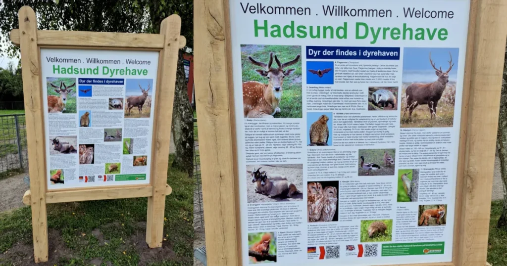 Nye informationsstandere i Hadsund Dyrehave skal styrke oplevelsen
