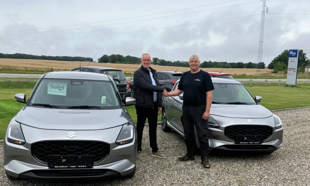 Pedersen og Nielsen udvider: Bliver autoriseret Suzuki-forhandler i Hadsund