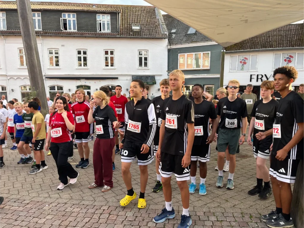 opvarmning paa Torvet foer loebet