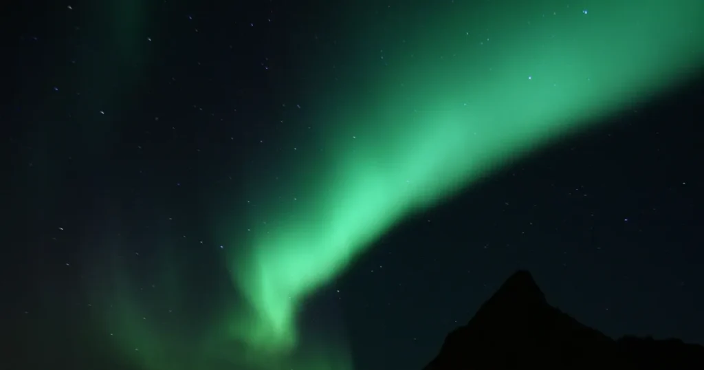 Nordlys kan danse over Mariager Fjord og Østkysten i nat
