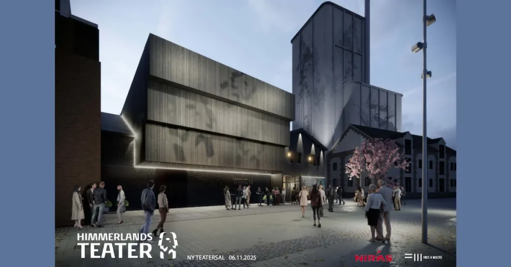 Markant om- og tilbygning skal skal sikre Himmerlands Teaters fremtid på Hobro Havn
