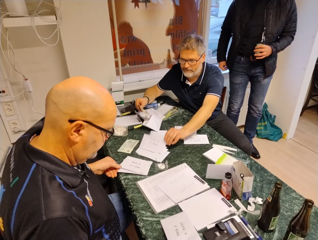 Mariagerfjord Dartklub Dommerbord