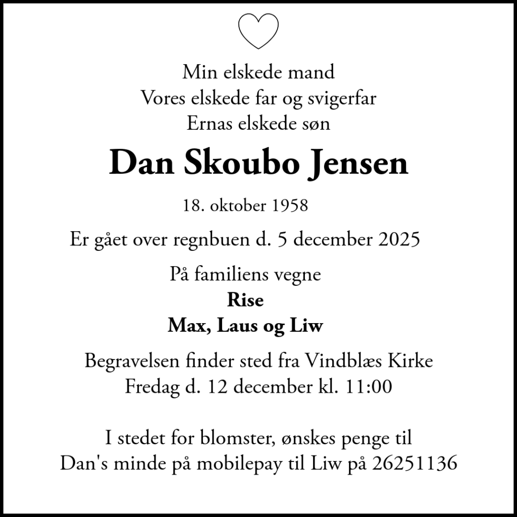 Dan Skoubo Jensen annonce
