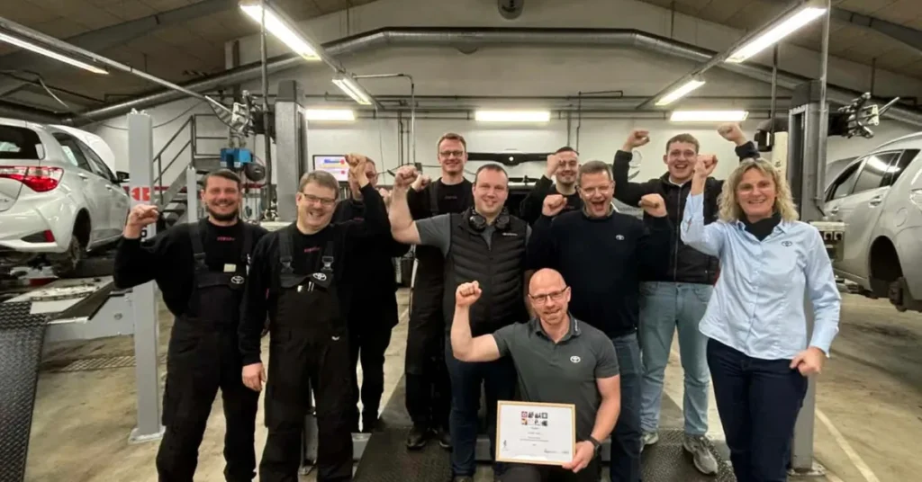 Hobro-afdeling kåret som Toyotas mest tilfredse medarbejdere