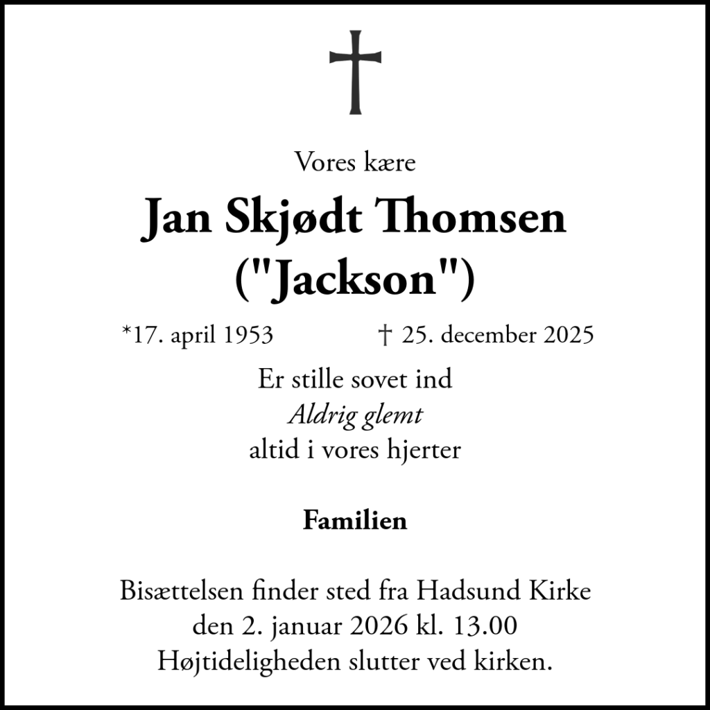 Jan Skjoedt Thomsen 30 dec