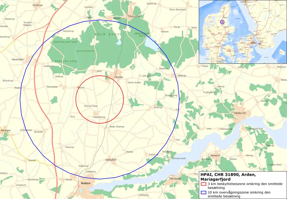 dk kort 31890 Arden Mariagerfjord