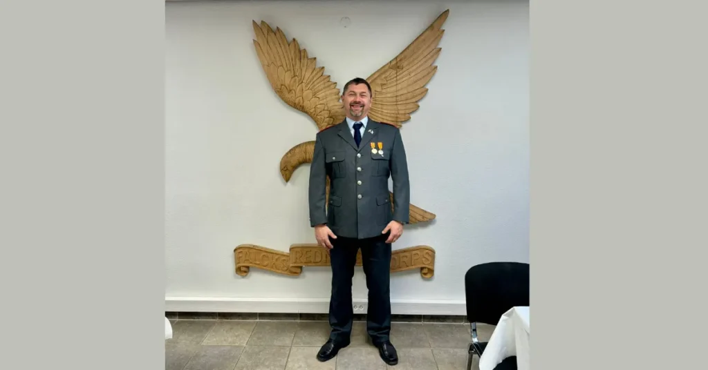 Falck-brandmand i Hobro fejret for 25 år i uniform