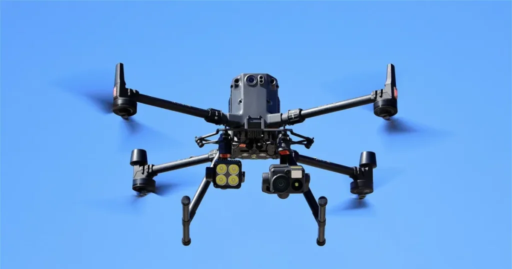 Nattehimlen over Hadsund får besøg af varmesnusende drone