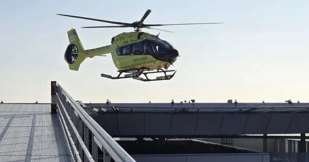 Akutlægehelikopter og kritisk syge nordjyder kan nu lande direkte på det nye hospital i Aalborg