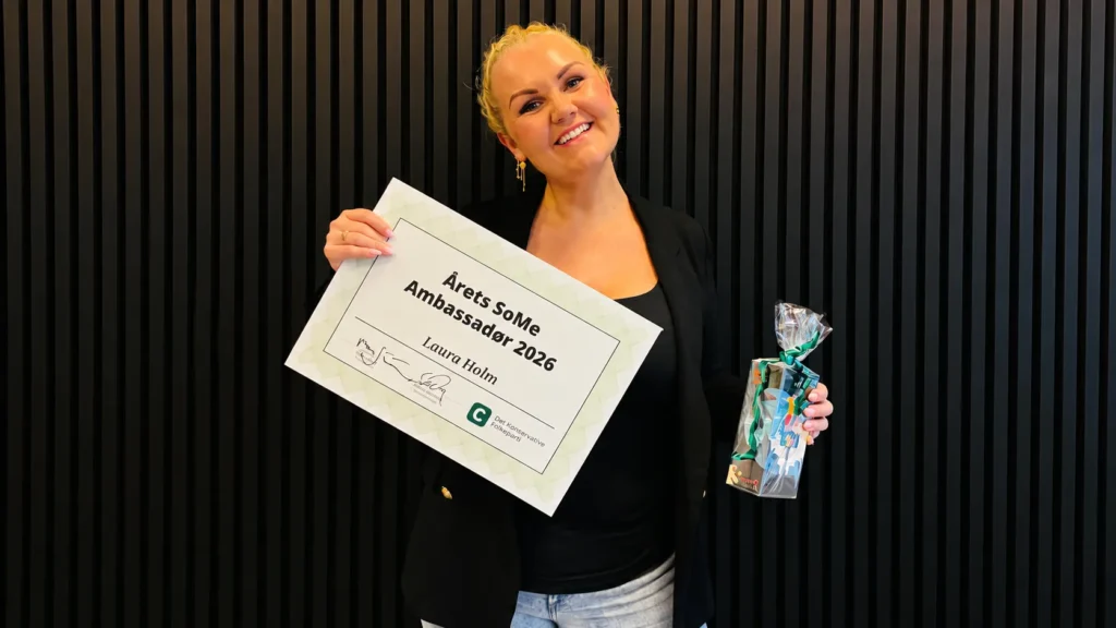 Laura Holm fra Mariagerfjord løb med prisen: Kåret som Årets SoMe-Ambassadør 2026