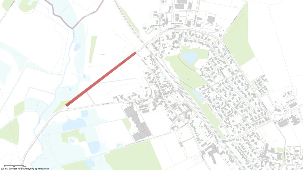Ny cykelsti på vej i Fårup – arbejdet er allerede begyndt