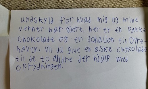 Unge stod bag svineri i Dyrehaven – nu har de meldt sig og taget ansvar